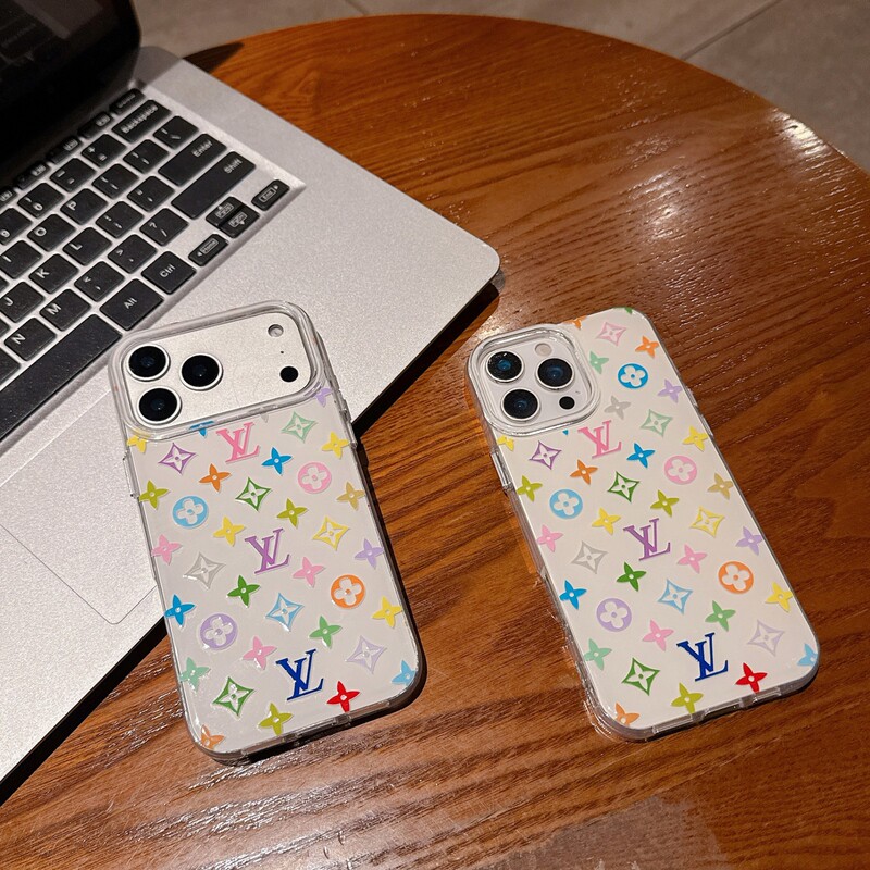 Lv Glossy White Is Suitable for Apple 15 Fashionable Mobile Phone Cases, Trendy 16Pro Mobile Phone Protective Cases, Creative 17Prom Lv Glossy White Is Suitable for Apple 15 Fashionable Mobile Phone Cases, Trendy 16Pro Mobile Phone Protective Cases, Creative 17Prom