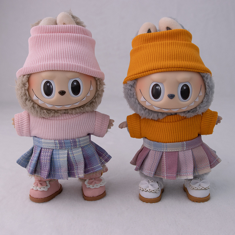 第一世代、第二世代、第三世代ラブブ JKベビー服ラブブプリーツスカート座りパーティー マカロンガールシリーズ服バッチ|undefined
