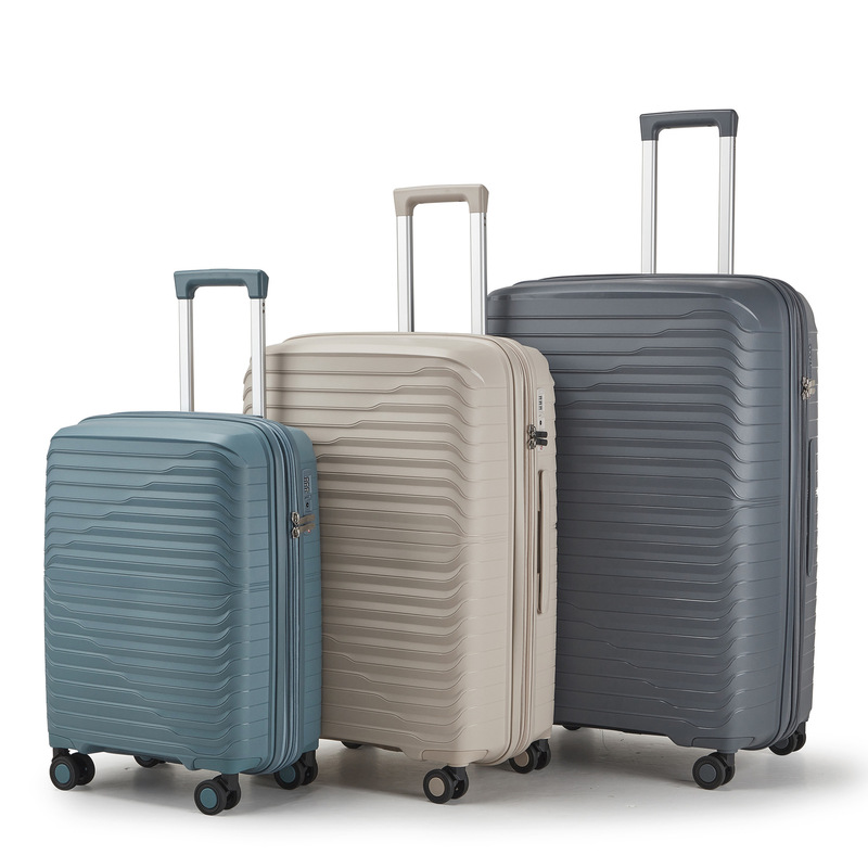 Cross-border foreign trade export explosions luggage PP injection luggage case suitcase suitcase 20/24/28 suit