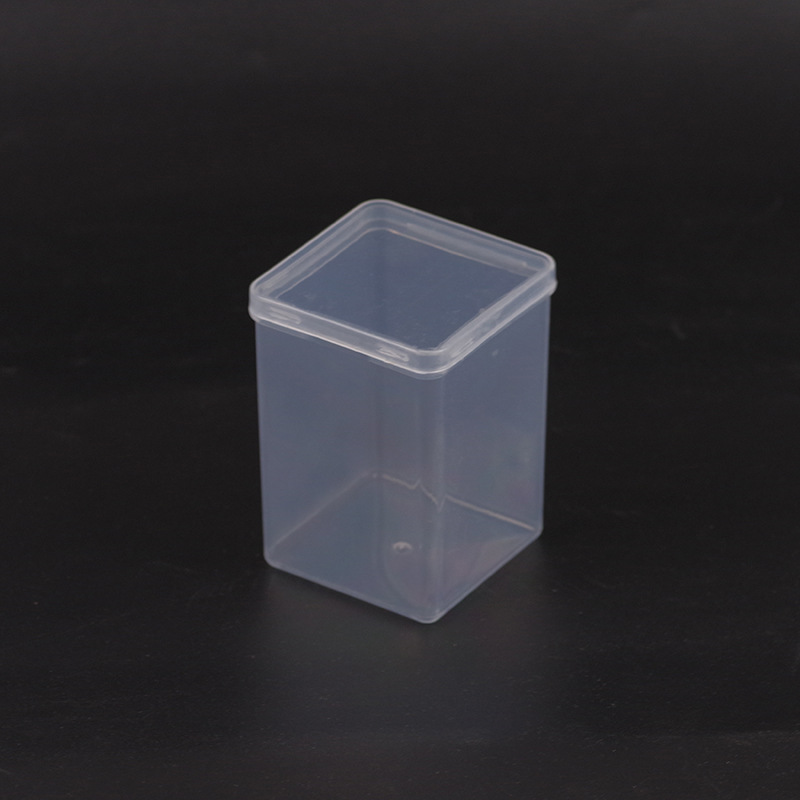 Caja Organizadora para Pestañas y Uñas Transparente de Plástico