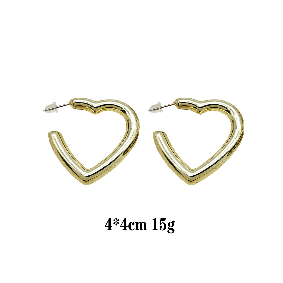 Pendientes de moda europeos y americanos Pendientes calientes Pendientes chapados en oro de lujo ligero Pendientes brillantes que no se desvanece Bola de oreja dorada transfronteriza image 16
