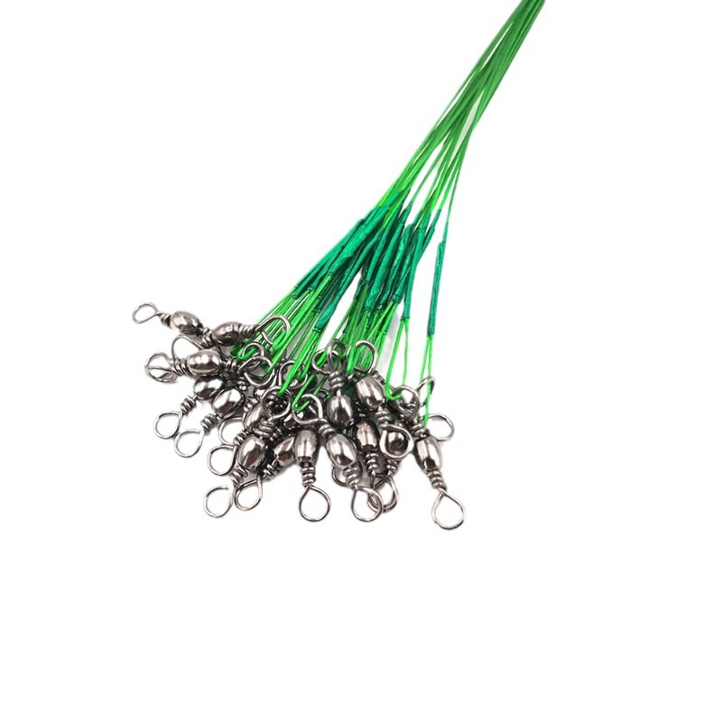 Luya anti -bite line Wire leader with rotary rotor pins, soft steel wire front wires, Luya fishing sets 5