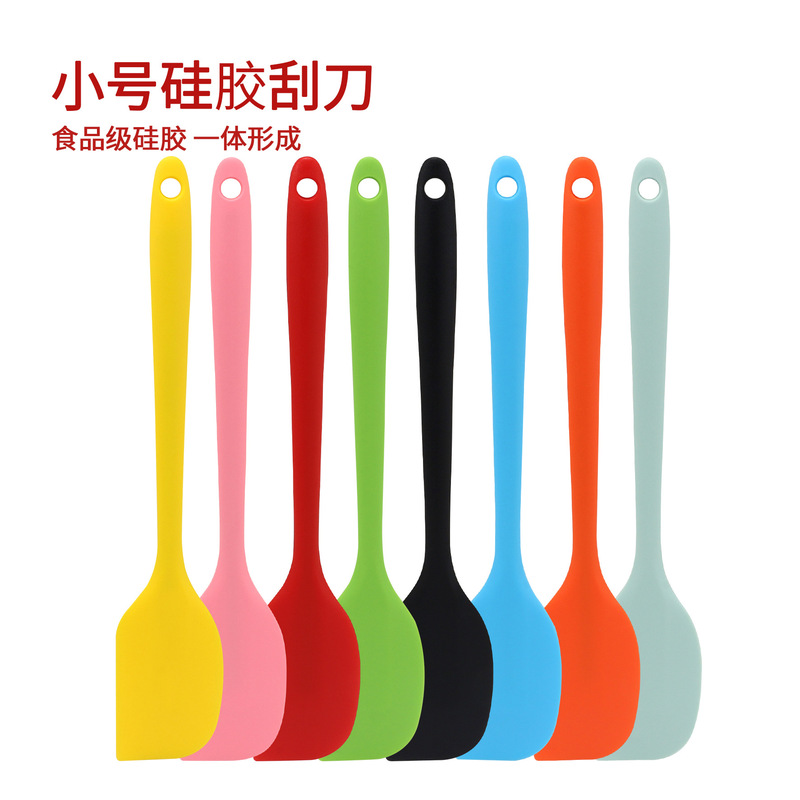 Baking All-In-One Silicone Spatula for Mixing Cream and Butter, Rubber Scraper, Cake Baking Spatula, Small Size Baking All-In-One Silicone Spatula for Mixing Cream and Butter, Rubber Scraper, Cake Baking Spatula, Small Size