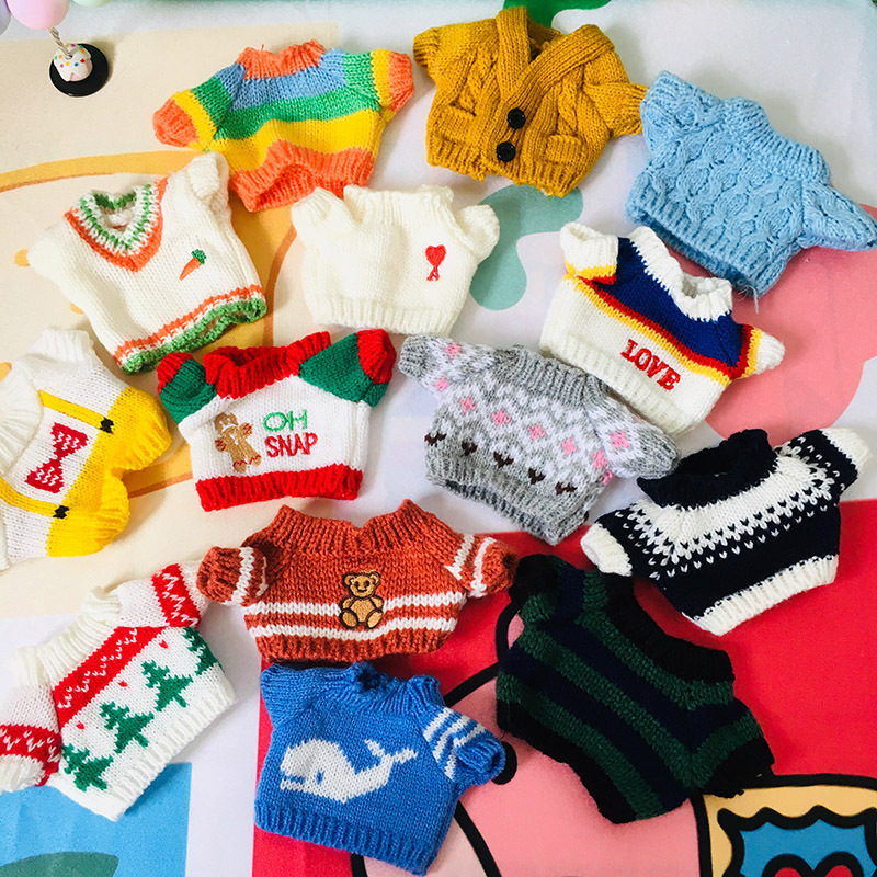 20cm娃衣玩偶衣服20厘米棉花娃娃毛衣针织衫替换装