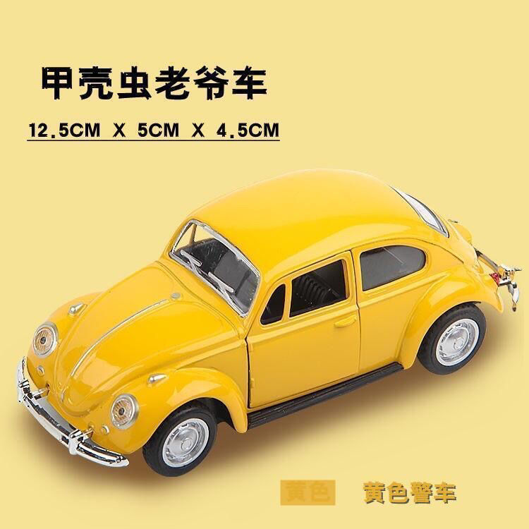 Envío gratis aleación de doble puerta retro convertible coche clásico modelo de coche niño niño juguete pastel horneado