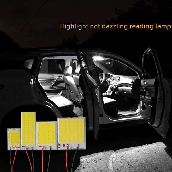 YOBIS car led reading light room light COB 18 24 36 48SMD roof light trunk car light