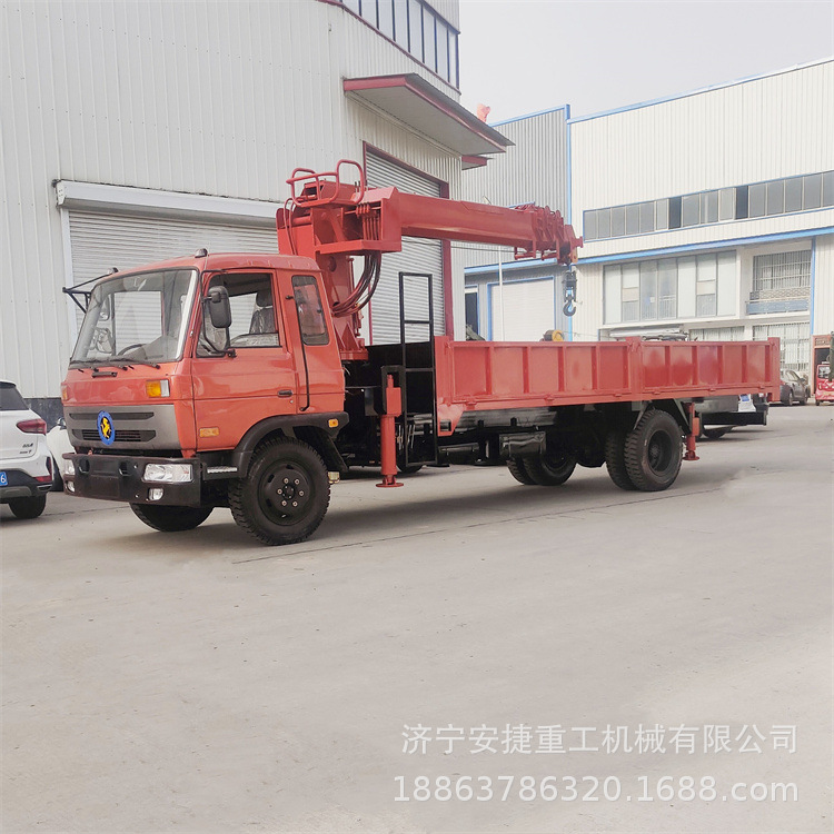 汽车改装出口随车吊 10-16吨伸缩臂折叠臂吊车 建筑四不像随车吊