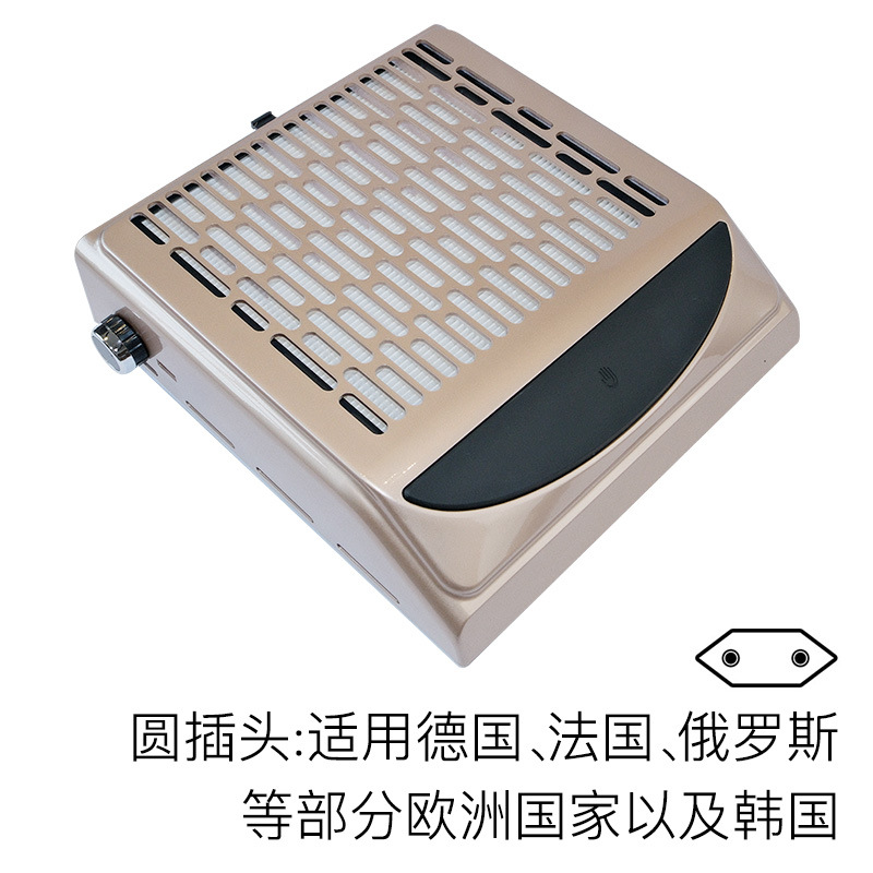 Colector polvo uñas 100w almohada mano japonesa enchufable alta potencia con pantalla filtro