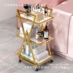 Beauty Salon Trolley Internet Celebrity Manicure Storage Rack Tool Cart Hair Tattoo Embroidery Cosmetics Storage Rack