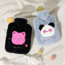 卡通热水袋注水暖水袋加厚防爆敷肚子暧宫女毛绒暖手宝厂家批发