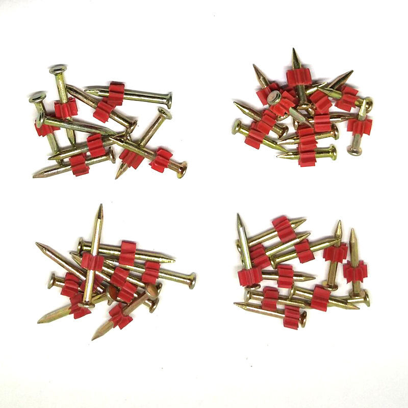 高强度22射钉27钢钉挂画钉32广告37水泥钉墙52空调枪62mm