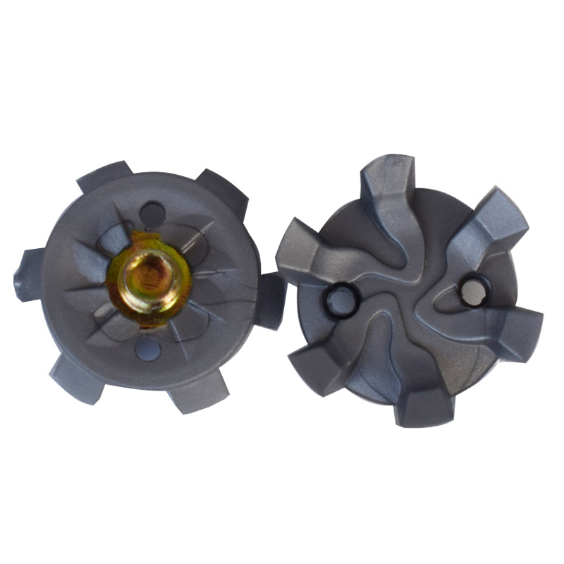 Golf shoe spikes with replaceable soles