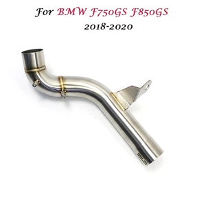 Suitable for Bmw Motorcycle F750Gs F850 Special Stainless Steel Middle Section Modification to Remove the Pressure Drum Exhaust Pipe