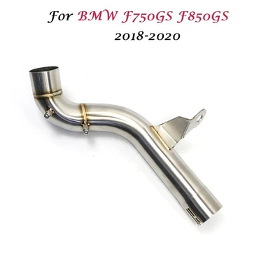 BMW F750Gs F850 motosiklet orta hissə paslanmayan polad qaz borusu