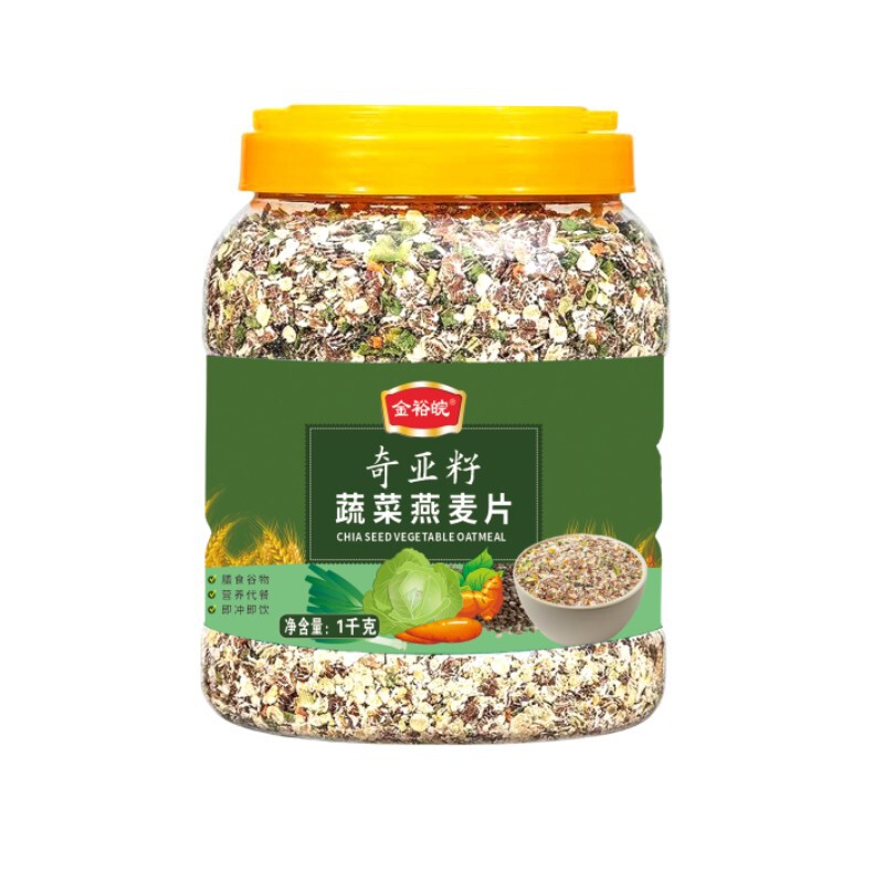 Chia Seed Vegetable Oatmeal Nutritional Substitute Vegetable Oatmeal