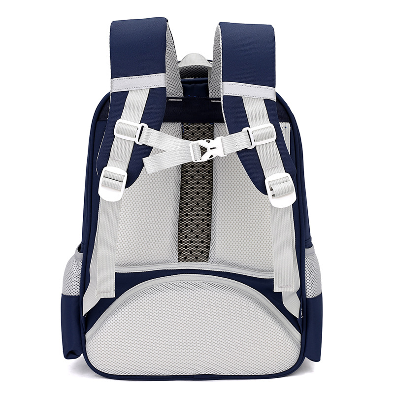 Mochila de pescado natural para estudiantes de primaria de grado 1 - 3 - 6 para niños de gran capacidad para reducir la carga mochila para niños y niñas al por mayor