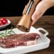 Acacia wood pepper grinder kitchen acrylic transparent pepper sea salt black pepper grinding ceramic grinding core seasoning bottle
