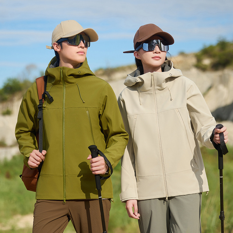 Popular Replacement Fully Heat-Sealed Soft Shell Hooded Men's and Women's Outdoor Mountaineering Clothing Windproof Waterproof Warm Jacket Mountaineering Clothing Popular Replacement Fully Heat-Sealed Soft Shell Hooded Men's and Women's Outdoor Mountaineering Clothing Windproof Waterproof Warm Jacket Mountaineering Clothing
