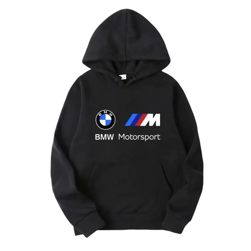 2026 New Fashion Men's and Women's Hoodies, Spring and Autumn Style Bmw Logo Motorcycle Racing Team Men's Pullover