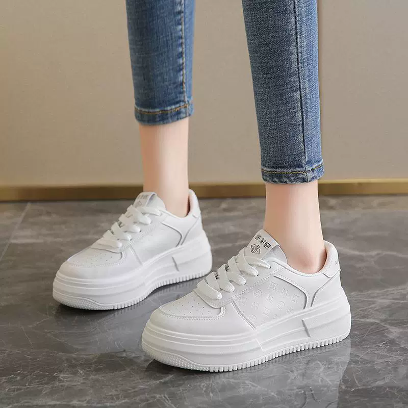 Four Seasons, новинка, модная повседневная модная белая обувь на платформе, женские кроссовки, женская повседневная обувь, кроссовки