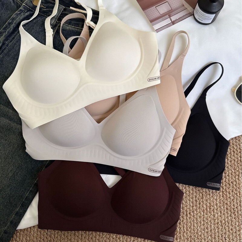 Seamless Wireless Bra for Women, Plus Size, Thin, Side Breast Collection, Anti-Sagging, Soft Support, Comfortable Bare Skin Feel Bra Seamless Wireless Bra for Women, Plus Size, Thin, Side Breast Collection, Anti-Sagging, Soft Support, Comfortable Bare Skin Feel Bra