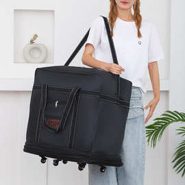 折叠扩展行李包航空托运包大容量旅行袋万向轮搬家袋外出旅行包潮