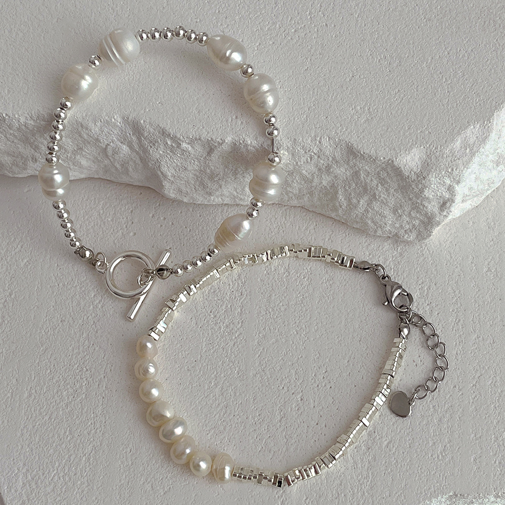 Baroque Style Geometric Pearl Bracelets 1 Piece