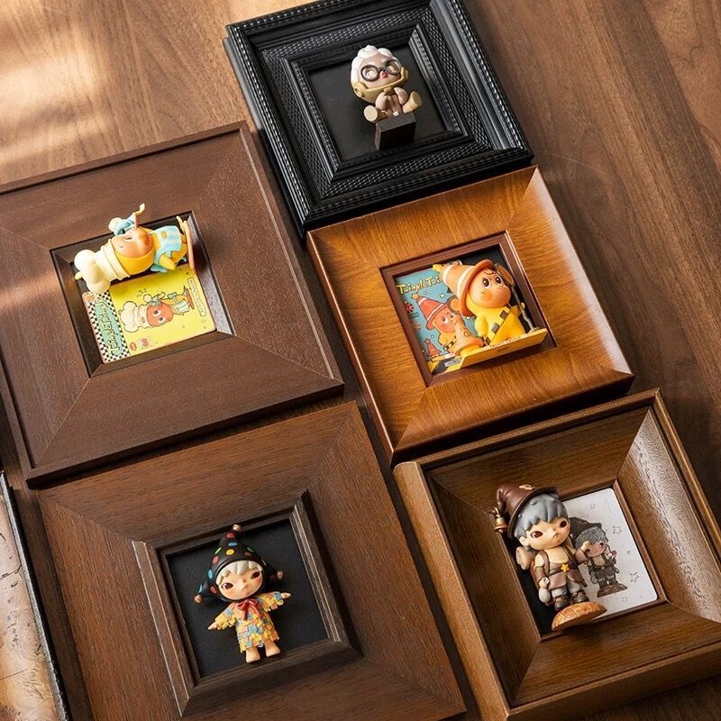 Blind box storage photo frame, empty frame, acrylic background wall, Pop Mart figure display stand, wall decoration picture frame, wall hanging Blind box storage photo frame, empty frame, acrylic background wall, Pop Mart figure display stand, wall decoration picture frame, wall hanging