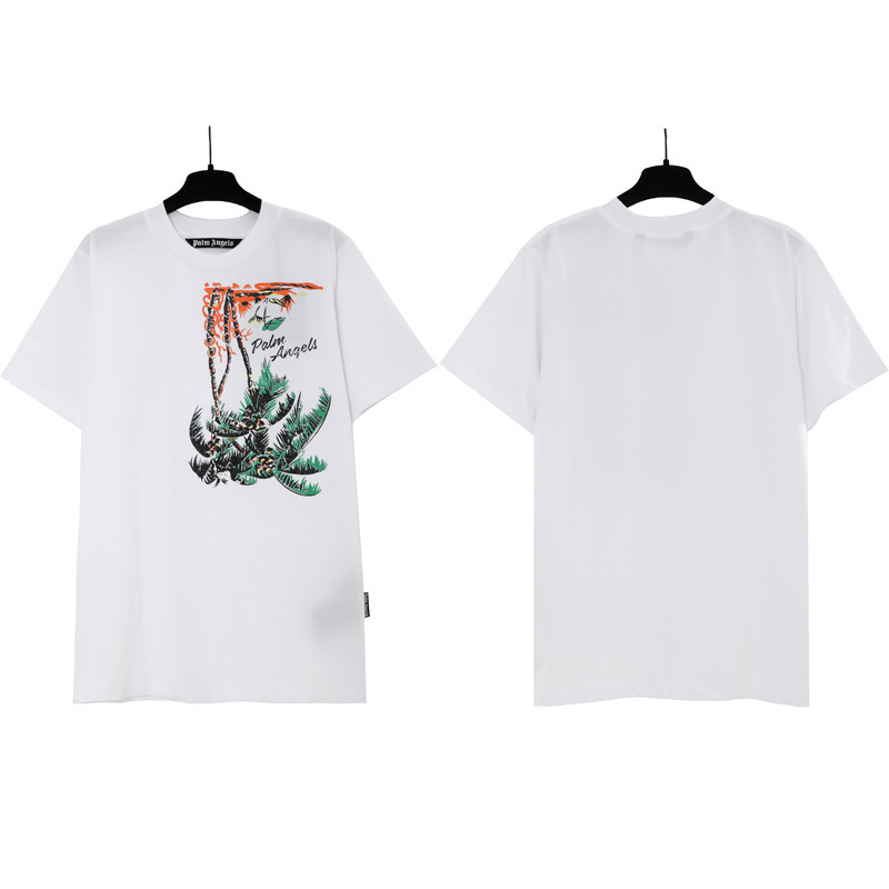 PALM半袖の正しいバージョン パームエンジェルス ヘッドレスベア エンジェルス バタフライプリント Tシャツ テディベア 半袖|undefined
