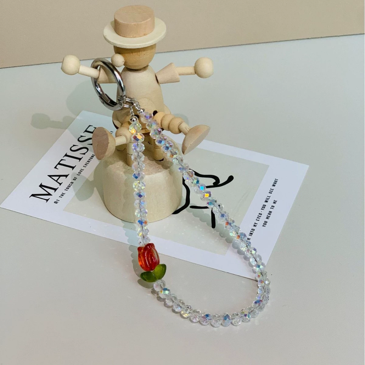 Beaded bracelet, mobile phone, strap, universal perfume, pendant, keychain