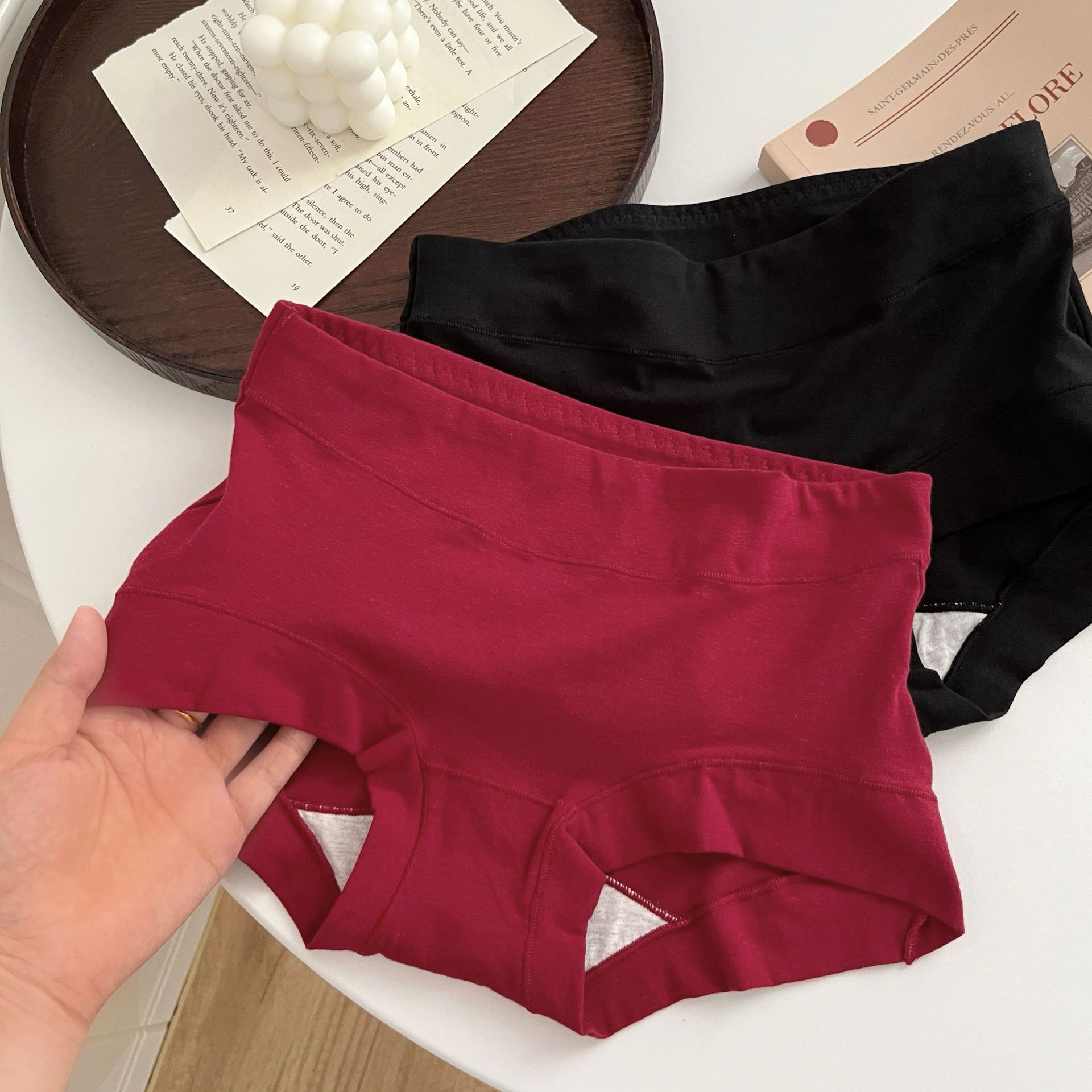 Pantalones de algodón básicas simples de ángulo plano de dama cómodas y versátiles, pantalones de pantalonada de mujer de tamaño grande