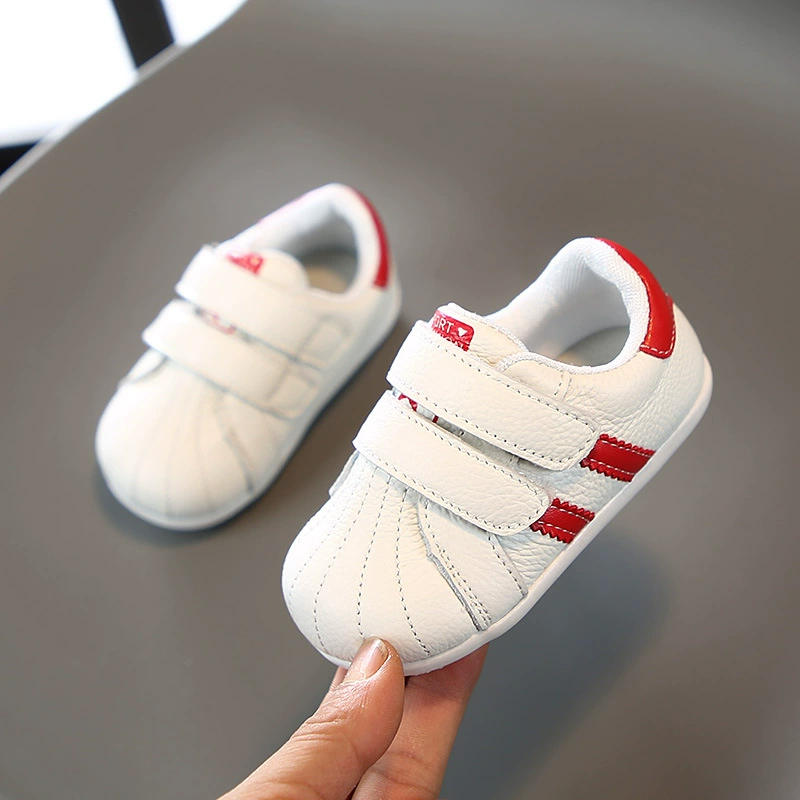 Demi-season footwear for men and women girl's, white shoes for early age, trend of season, 0 years, soft sole