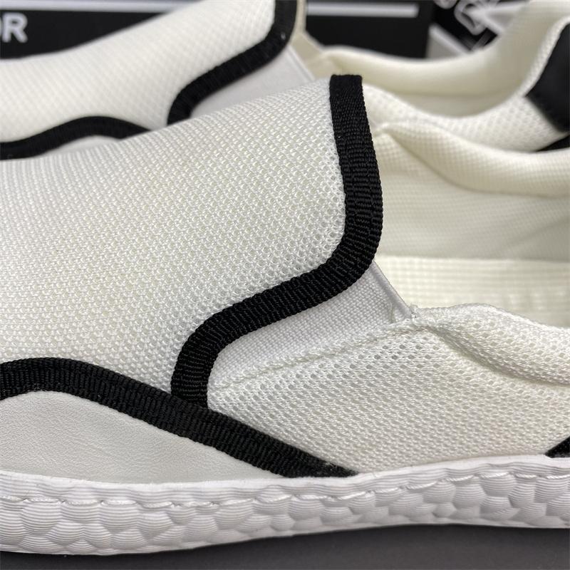 Summer Lightweight Men's Sh 2023 New Mesh Breathable One Step Soft Sole Versatile Casual Sh Flat Bottom Driving_voghion.com