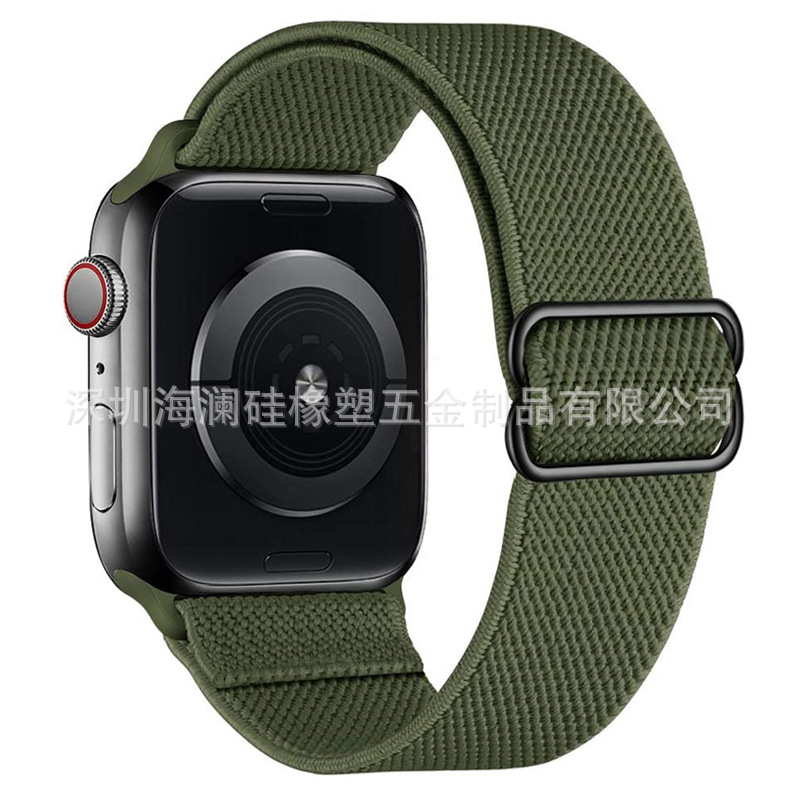 Adecuado para Apple correa de reloj iwatch8 Apple correa de reloj hebilla elástica correa de reloj de nylon