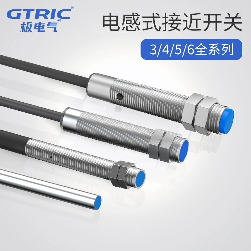 Чрезвычайно электрический индуктивный бесконтактный переключатель M3M4M5M6, трехпроводной, металлический сенсорный переключатель 24 В, датчик 220 В