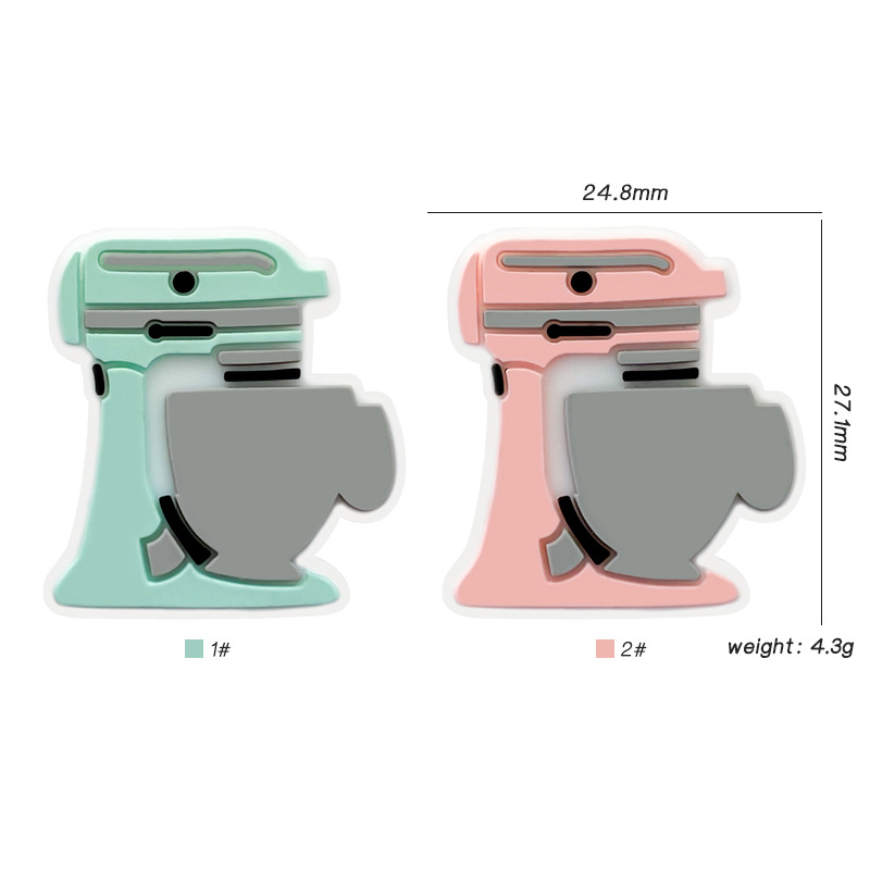 Cross-border Amazon hot-selling shaker beads baby teether chain anti-drop chain DIY beading accessories wholesale