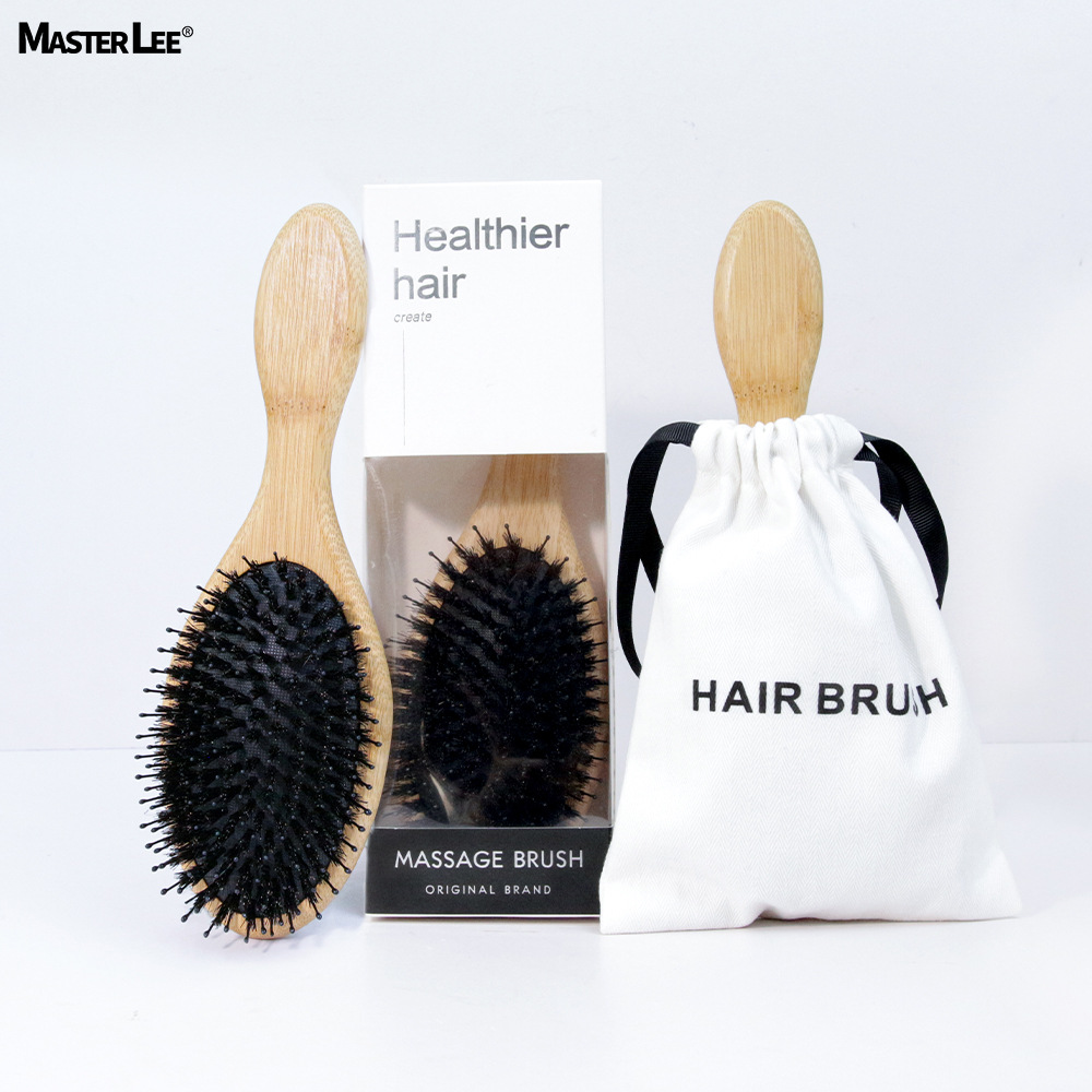 마사지 빗 난부 대나무 나무 에어 쿠션 빗 소녀의 헤어 케어 헤어 케어 돼지 갈기 에어백 빗 홈 헤어 헤어 드레싱 빗