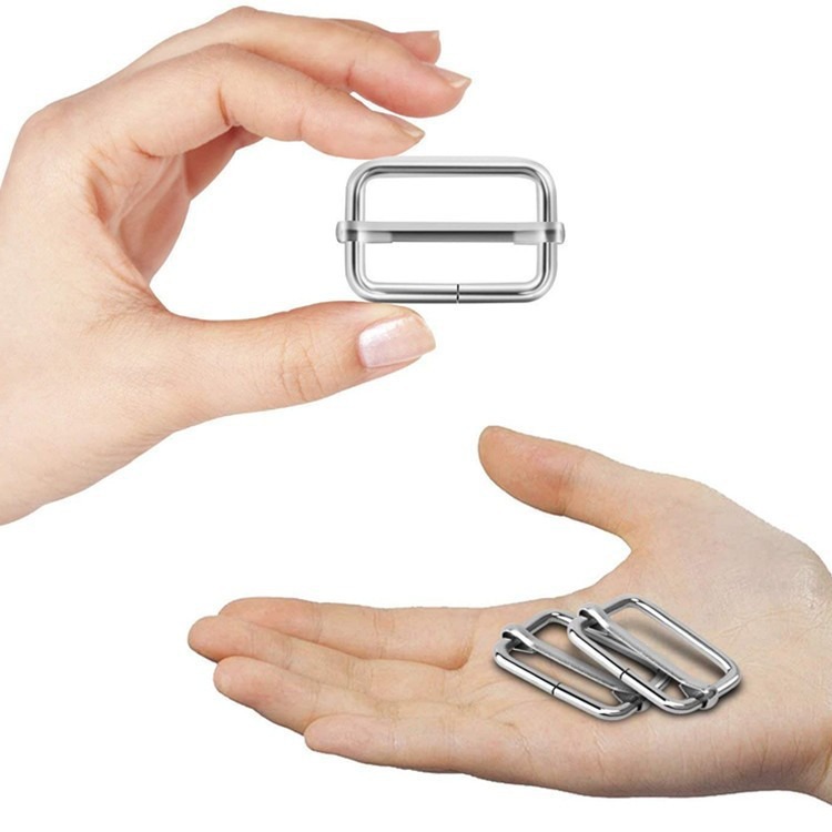 60 unids metal llavero D anillo japonés hebilla traje 32mm blanco elegante color equipaje correas ajuste hebilla para transfronteriza