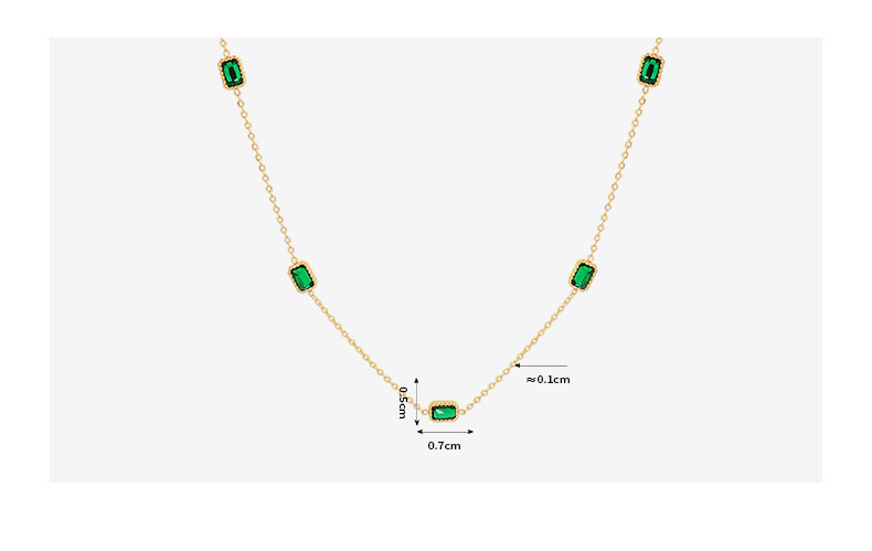 30g Weight Vacuum Plating Gold Plating Process Wholesale Jewelry Fashion Geometric 304 Stainless Steel 18K Gold Plated Plating Necklace