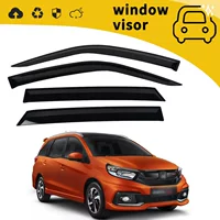 Подходит для дождевиков на двери автомобиля Honda MOBILIO BRIO 12-18 лет, дождевиков на окнах, дождевиков и декоративных модификаций.
