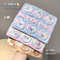 Gege bear萌系云柔粉扑 化妆师专用Q弹超软服帖干湿两用美妆工具