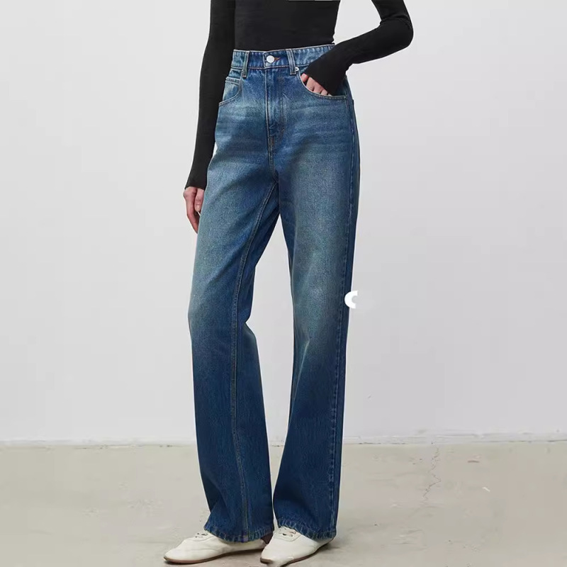 Row Minimalist 2026 Autumn Highly Recommended Magic Pants 100% Cotton Super Slimming Straight-Leg Jeans for Women Row Minimalist 2026 Autumn Highly Recommended Magic Pants 100% Cotton Super Slimming Straight-Leg Jeans for Women