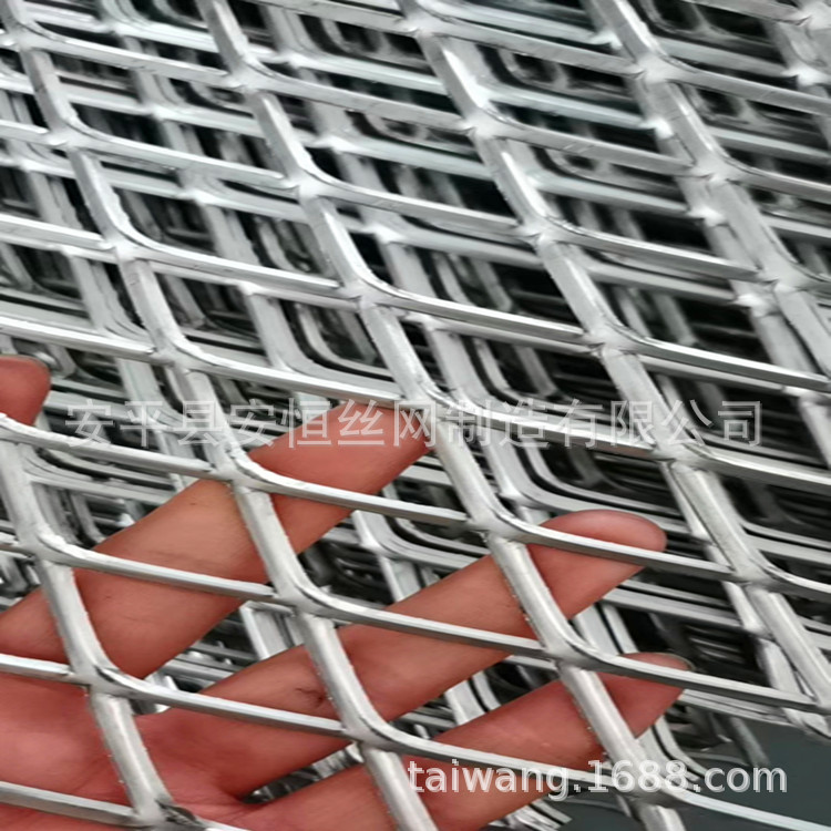 农药厂电极银网 化工银电极板 菱形孔银板拉伸网高校实验用银网