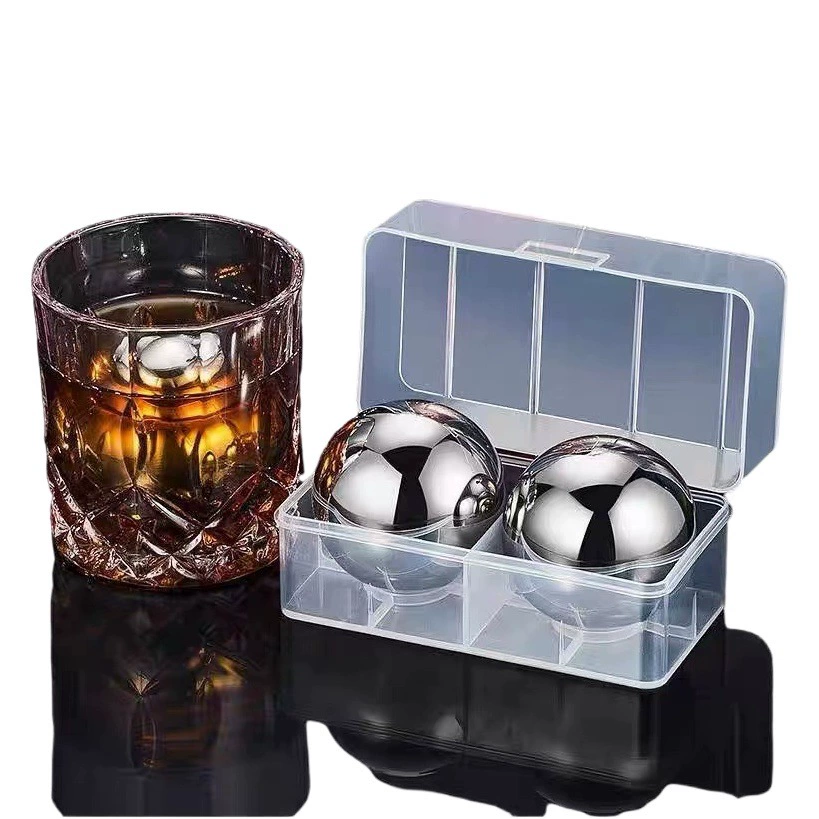 Мяч 304 Нержавеющая сталь Ice Cube Вино Ice Grain Виски Ice Grain Ice Wine Stone Виски Вино Ice Wine Stone