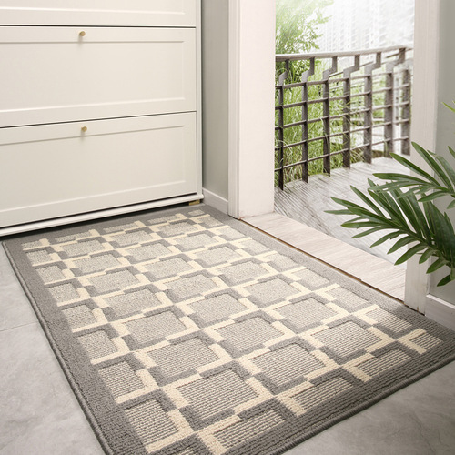 Nordic entrance floor mats, entrance door mats, household door mats, dust-removing, wear-resistant and dirt-resistant entrance carpets