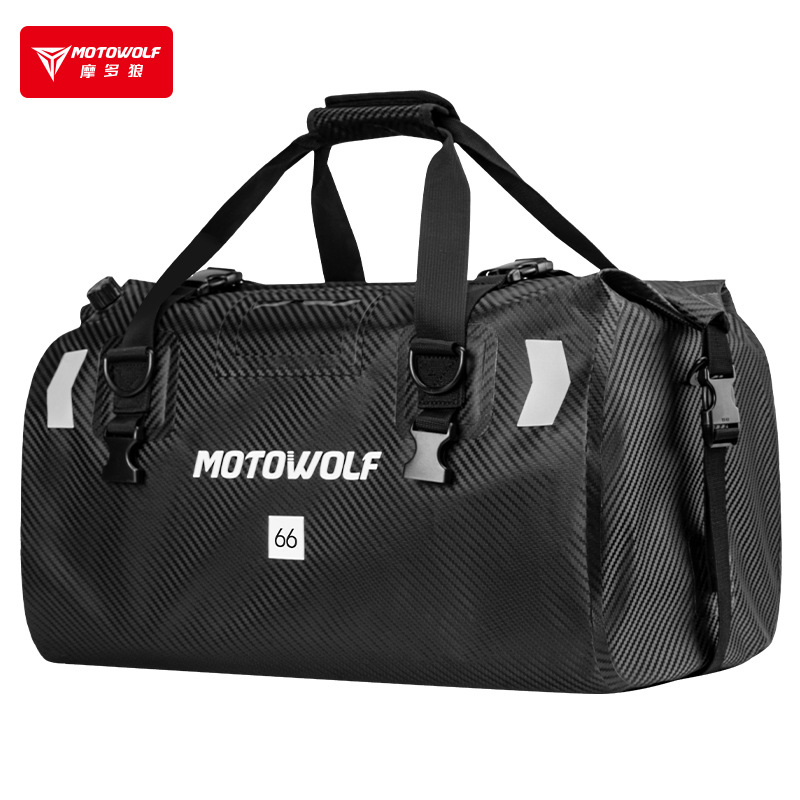 Bolsa de Viaje Impermeable para Motocicleta Caucho Gran Capacidad image 7