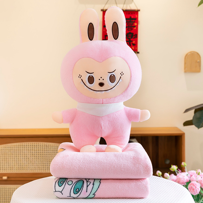 Nueva frontera Labu almohada colcha dos en uno peluche juguete burbuja Matrab tela siesta manta image 7
