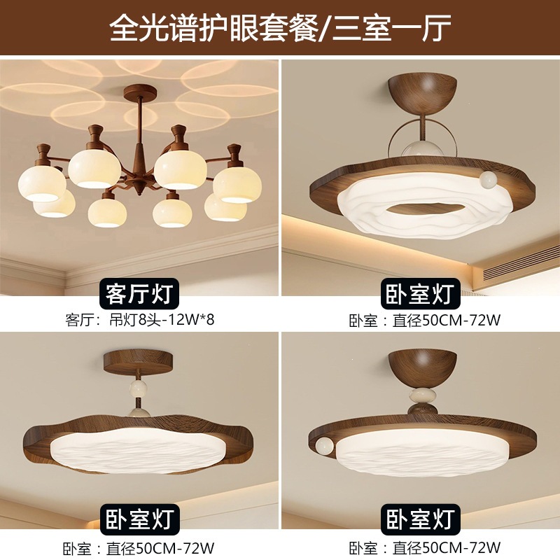 Lámpara de la sala de estar de estilo medieval atmósfera americana comedor sala de estar luces principales retro francesa Nanyang estilo lámparas de dormitorio