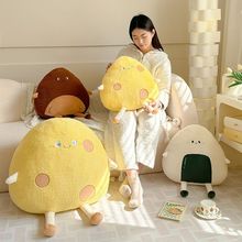 卡通饭团抱枕可爱腰部玩偶创意网红新款加大柔软设计图案变形拆洗