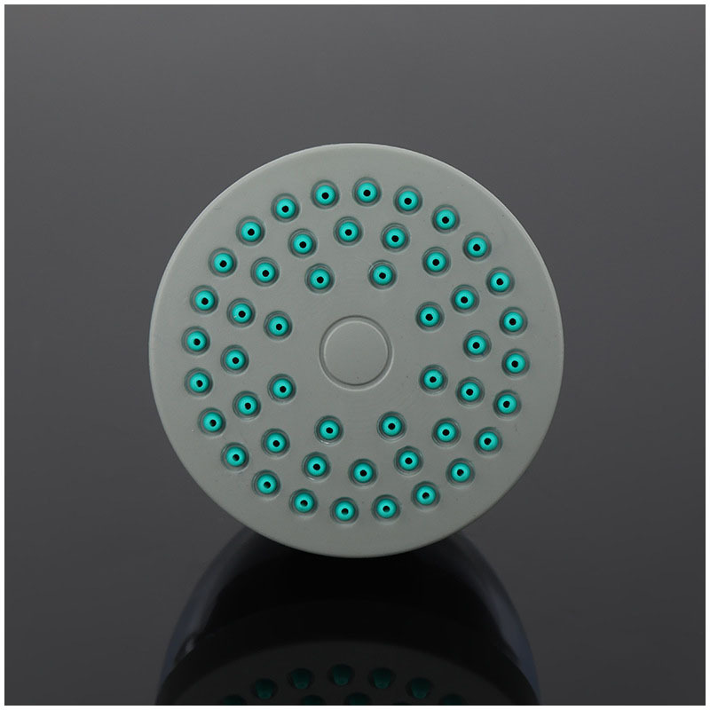 The hotel bathroom is equipped with a household shower head, a circular shower head, and a detachable shower head for bathing. 4 points undefined